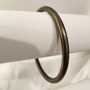 Brass Bangle with Etching